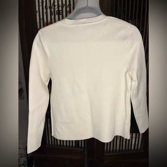 Nwt-Zara- Plain Knit Jacket- Small - Picture 5 of 7